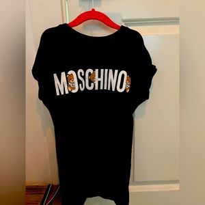 Navy Toy Moschino Kids Long T Shirt